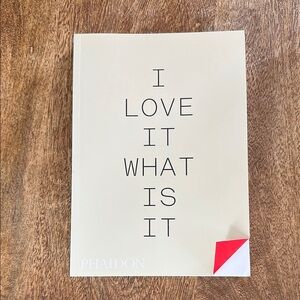 Phaidon Cream Book with Red Accent